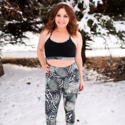 No Ship Drop Ship Strong To The Core Safari Athletic Leggings