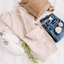 No Ship Drop Ship You Are So Beautiful Lace Sweater In Natural New Arrivals 27 No Ship Drop Ship You Are So Beautiful Lace Sweater In Natural New Arrivals