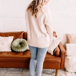 No Ship Drop Ship You Are So Beautiful Lace Sweater In Natural New Arrivals 26 No Ship Drop Ship You Are So Beautiful Lace Sweater In Natural New Arrivals