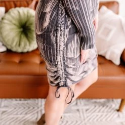 No Ship Drop Ship That's A Cinch Ruched Dress In Unicorn