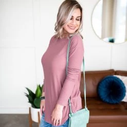 No Ship Drop Ship Never Be Basic Summer Knit In Rose