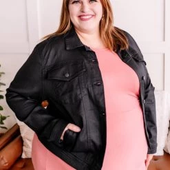 No Ship Drop Ship New Arrivals Back In Black Classic Denim Jacket