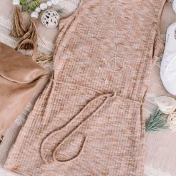 No Ship Drop Ship Say It With Style Mock Neck Top In Caramel New Arrivals