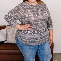 No Ship Drop Ship Read The Fine Print Aztec Top New Arrivals