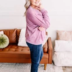 No Ship Drop Ship Before Time Pullover In Lilac New Arrivals 13 No Ship Drop Ship Before Time Pullover In Lilac New Arrivals