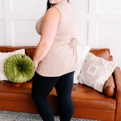 No Ship Drop Ship Say It With Style Mock Neck Top In Caramel New Arrivals