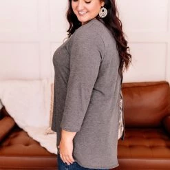 No Ship Drop Ship Don't Look Back Detail Top