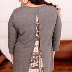 No Ship Drop Ship Don't Look Back Detail Top