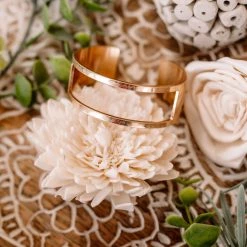 No Ship Drop Ship New Arrivals All Year Round Joy Susan Matte Gold Cuff