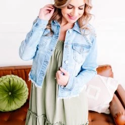 No Ship Drop Ship New Arrivals Cruisin' Together Smocked Flutter Sleeve Dress In Willow Tree