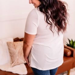 No Ship Drop Ship In A Bind Twist Front Top In Cream New Arrivals