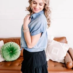 No Ship Drop Ship Singed Around The Edges Skort New Arrivals