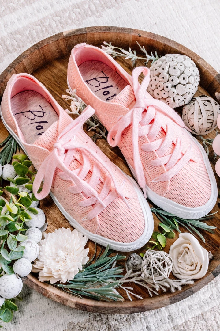 No Ship Drop Ship Blowfish Past Time Weave Sneaker In Pink 4 No Ship Drop Ship Blowfish Past Time Weave Sneaker In Pink