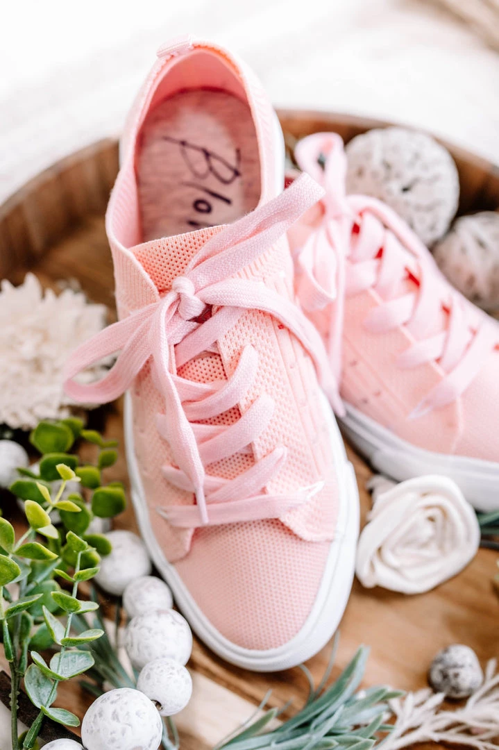 No Ship Drop Ship Blowfish Past Time Weave Sneaker In Pink 5 No Ship Drop Ship Blowfish Past Time Weave Sneaker In Pink