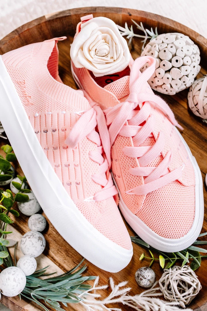 No Ship Drop Ship Blowfish Past Time Weave Sneaker In Pink 3 No Ship Drop Ship Blowfish Past Time Weave Sneaker In Pink