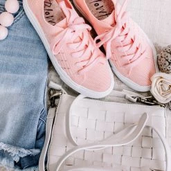 No Ship Drop Ship Blowfish Past Time Weave Sneaker In Pink 15 No Ship Drop Ship Blowfish Past Time Weave Sneaker In Pink