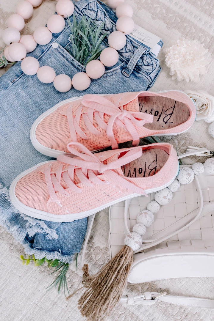 No Ship Drop Ship Blowfish Past Time Weave Sneaker In Pink 8 No Ship Drop Ship Blowfish Past Time Weave Sneaker In Pink