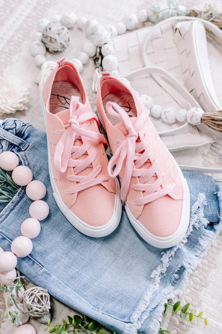 No Ship Drop Ship Blowfish Past Time Weave Sneaker In Pink 9 No Ship Drop Ship Blowfish Past Time Weave Sneaker In Pink