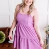 No Ship Drop Ship Telling Stories Crochet Dress In Dark Orchid New Arrivals