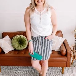 No Ship Drop Ship New Arrivals Stay Cool Lace Button Tank Top