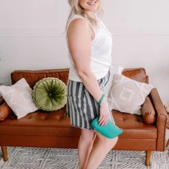 No Ship Drop Ship New Arrivals Stay Cool Lace Button Tank Top