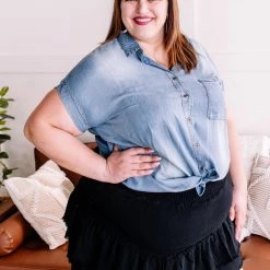 No Ship Drop Ship Singed Around The Edges Skort New Arrivals