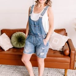 No Ship Drop Ship New Arrivals Only Good Vibes Short Overalls