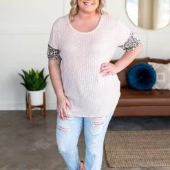 No Ship Drop Ship Let's Get Wild Animal Print Top