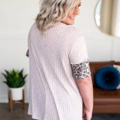 No Ship Drop Ship Let's Get Wild Animal Print Top