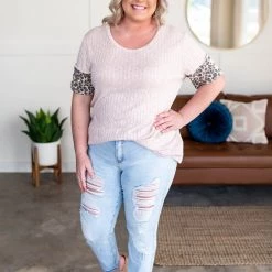 No Ship Drop Ship Let's Get Wild Animal Print Top