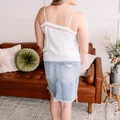 No Ship Drop Ship Blue Jean Baby, LA Lady Risen Denim Skirt New Arrivals
