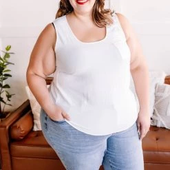 No Ship Drop Ship New Arrivals Making Headlines Ivory Blouse Tank With Pocket