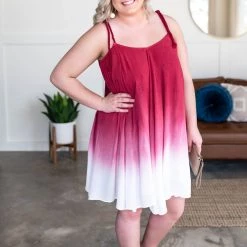 No Ship Drop Ship Watch Us Flounce Dress In Ombre New Arrivals