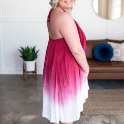 No Ship Drop Ship Watch Us Flounce Dress In Ombre New Arrivals