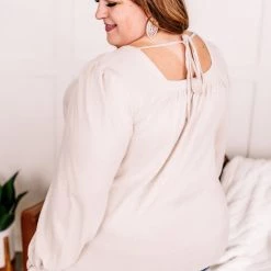 No Ship Drop Ship Find Your Way Back Button Down Top In Seashell