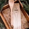 No Ship Drop Ship Santa's Cookie Tester Wooden Spoon