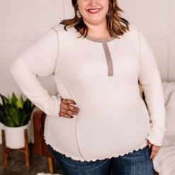 No Ship Drop Ship New Arrivals Details Make The Difference Thermal Henley In Natural