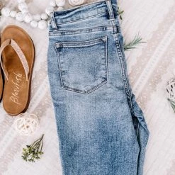 No Ship Drop Ship The Bees Knees Hi Rise Judy Blue Bermuda Shorts