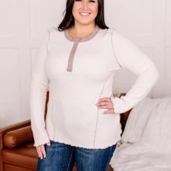 No Ship Drop Ship New Arrivals Details Make The Difference Thermal Henley In Natural