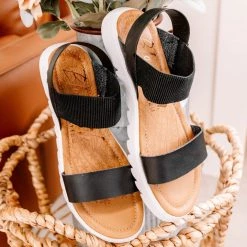 No Ship Drop Ship Blowfish Black Cosmic Dyecut Sandals