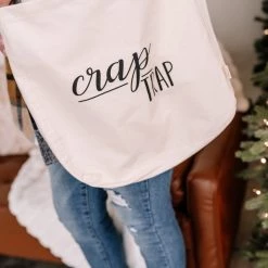 No Ship Drop Ship Crap Trap Canvas Tote