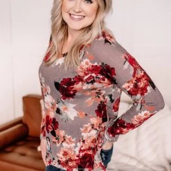 No Ship Drop Ship Should've Seen It In Color Floral Top New Arrivals