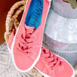 No Ship Drop Ship Blowfish Angler Sneaker In Cherry New Arrivals