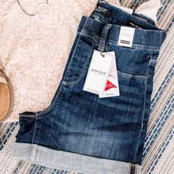 No Ship Drop Ship Pull A Fast One Judy Blue Jean Jegging Shorts