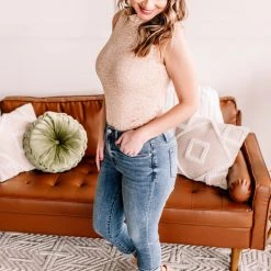 No Ship Drop Ship She's Purrfect Mock Neck Bodysuit New Arrivals