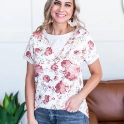 No Ship Drop Ship New Arrivals Coming Up Roses Top