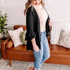 No Ship Drop Ship Bell, Book And Candle Crochet Cardigan New Arrivals