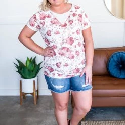 No Ship Drop Ship New Arrivals Coming Up Roses Top