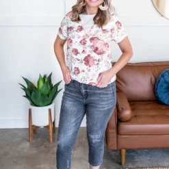 No Ship Drop Ship New Arrivals Coming Up Roses Top