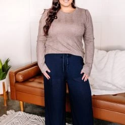 No Ship Drop Ship Quick On The Drawstring Dress Pants In Navy New Arrivals